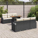 Set de canapele pentru grădină 7 pcs Negru Rattan poli - WALTI WALTI