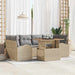 Set de canapele pentru grădină 7 pcs Bej Rattan poli - WALTI WALTI