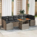 Set de canapele pentru grădină 8 pcs Gri Rattan poli - WALTI WALTI