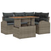 Set de canapele pentru grădină 5 pcs Gri Rattan poli - WALTI WALTI