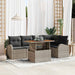 Set de canapele pentru grădină 6 pcs Gri Rattan poli - WALTI WALTI
