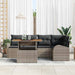 Set de canapele pentru grădină 6 pcs Gri Rattan poli - WALTI WALTI