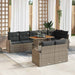 Set de canapele pentru grădină 9 pcs Gri Rattan poli - WALTI WALTI