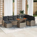 Set de canapele pentru grădină 9 pcs Gri Rattan poli - WALTI WALTI