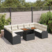 Set de canapele pentru grădină 10 pcs Negru Rattan poli - WALTI WALTI