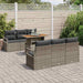 Set de canapele pentru grădină 7 pcs Gri Rattan poli - WALTI WALTI