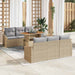 Set de canapele pentru grădină 7 pcs Bej Rattan poli - WALTI WALTI