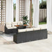 Set de canapele pentru grădină 8 pcs Negru Rattan poli - WALTI WALTI