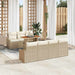 Set de canapele pentru grădină 8 pcs Bej Rattan poli - WALTI WALTI