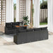 Set de canapele pentru grădină 8 pcs Negru Rattan poli - WALTI WALTI