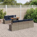 Set de canapele pentru grădină 8 pcs Gri Rattan poli - WALTI WALTI