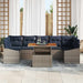 Set de canapele pentru grădină 8 pcs Gri Rattan poli - WALTI WALTI
