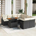 Set de canapele pentru grădină 9 pcs Negru Rattan poli - WALTI WALTI