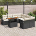 Set de canapele pentru grădină 9 pcs Negru Rattan poli - WALTI WALTI
