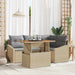Set de canapele pentru grădină 5 pcs Bej Rattan poli - WALTI WALTI