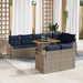Set de canapele pentru grădină 9 pcs Gri Rattan poli - WALTI WALTI