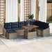 Set de canapele pentru grădină 9 pcs Gri Rattan poli - WALTI WALTI