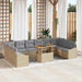 Set de canapele pentru grădină 11 pcs Bej Rattan poli - WALTI WALTI