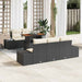 Set de canapele pentru grădină 6 pcs Negru Rattan poli - WALTI WALTI