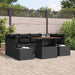 Set de canapele pentru grădină 7 pcs Negru Rattan poli - WALTI WALTI