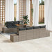 Set de canapele pentru grădină 8 pcs Gri Rattan poli - WALTI WALTI