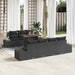 Set de canapele pentru grădină 8 pcs Negru Rattan poli - WALTI WALTI