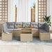 Set de canapele pentru grădină 8 pcs Bej Rattan poli - WALTI WALTI
