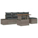 Set de canapele pentru grădină 6 pcs Gri Rattan poli - WALTI WALTI