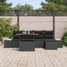 Set de canapele pentru grădină 6 pcs Negru Rattan poli - WALTI WALTI