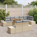 Set de canapele pentru grădină 9 pcs Bej Rattan poli - WALTI WALTI