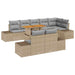 Set de canapele pentru grădină 9 pcs Bej Rattan poli - WALTI WALTI
