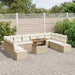 Set de canapele pentru grădină 11 pcs Bej Rattan poli - WALTI WALTI