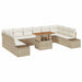 Set de canapele pentru grădină 11 pcs Bej Rattan poli - WALTI WALTI