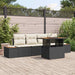 Set de canapele pentru grădină 5 pcs Negru Rattan poli - WALTI WALTI