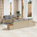 Set de canapele pentru grădină 8 pcs Bej Rattan poli - WALTI WALTI