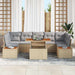 Set de canapele pentru grădină 8 pcs Bej Rattan poli - WALTI WALTI