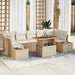Set de canapele pentru grădină 8 pcs Bej Rattan poli - WALTI WALTI