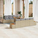 Set de canapele pentru grădină 9 pcs Bej Rattan poli - WALTI WALTI