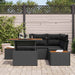 Set de canapele pentru grădină 5 pcs Negru Rattan poli - WALTI WALTI