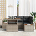Set de canapele pentru grădină 5 pcs Gri Rattan poli - WALTI WALTI