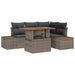 Set de canapele pentru grădină 5 pcs Gri Rattan poli - WALTI WALTI