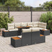 Set de canapele pentru grădină 9 pcs Negru Rattan poli - WALTI WALTI