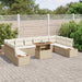 Set de canapele pentru grădină 11 pcs Bej Rattan poli - WALTI WALTI