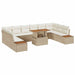 Set de canapele pentru grădină 11 pcs Bej Rattan poli - WALTI WALTI