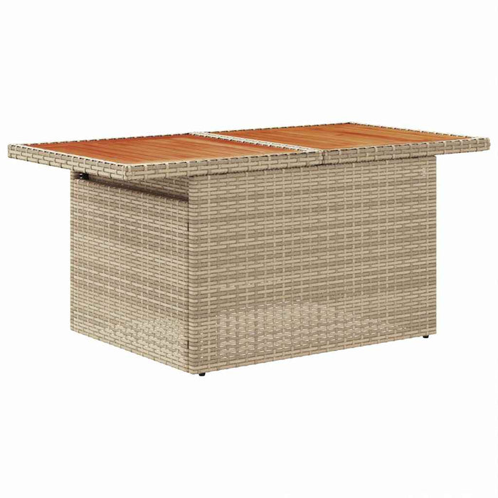 Set de canapele pentru grădină cu pernă 7 pcs Bej poliratan - WALTI WALTI