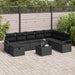 Set de canapele pentru grădină 8 pcs Negru Rattan poli - WALTI WALTI