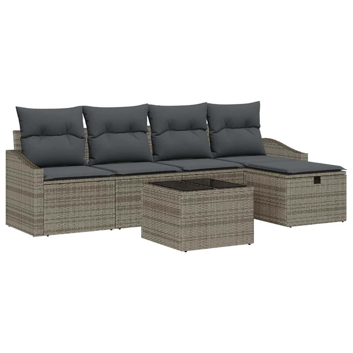 Set de canapele pentru grădină Manual 6 pcs Gri 55 x 55 x 37 cm - WALTI WALTI