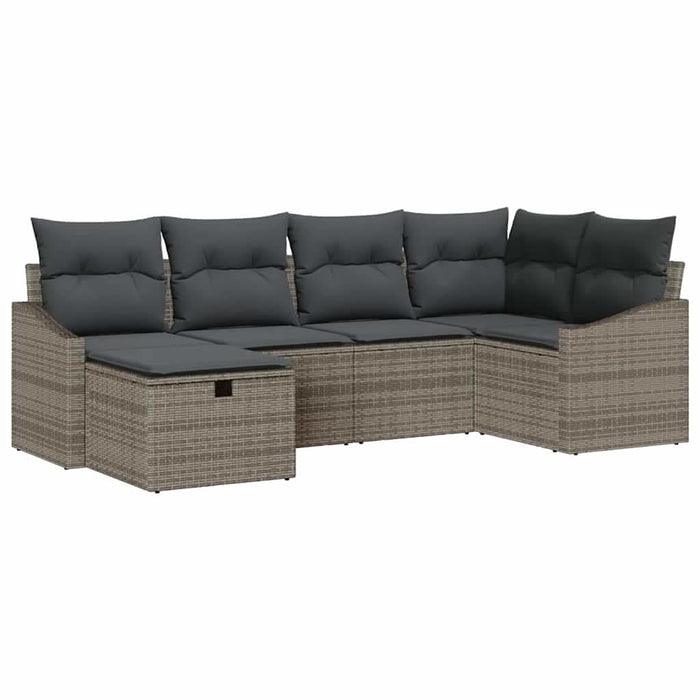 Set de canapele pentru grădină 6 pcs Gri 55 x 62 x 69 cm - WALTI WALTI