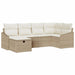 Set de canapele pentru grădină 6 pcs Bej 55 x 62 x 69 cm - WALTI WALTI