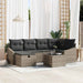 Set de canapele pentru grădină 7 pcs Gri 55 x 62 x 69 cm - WALTI WALTI